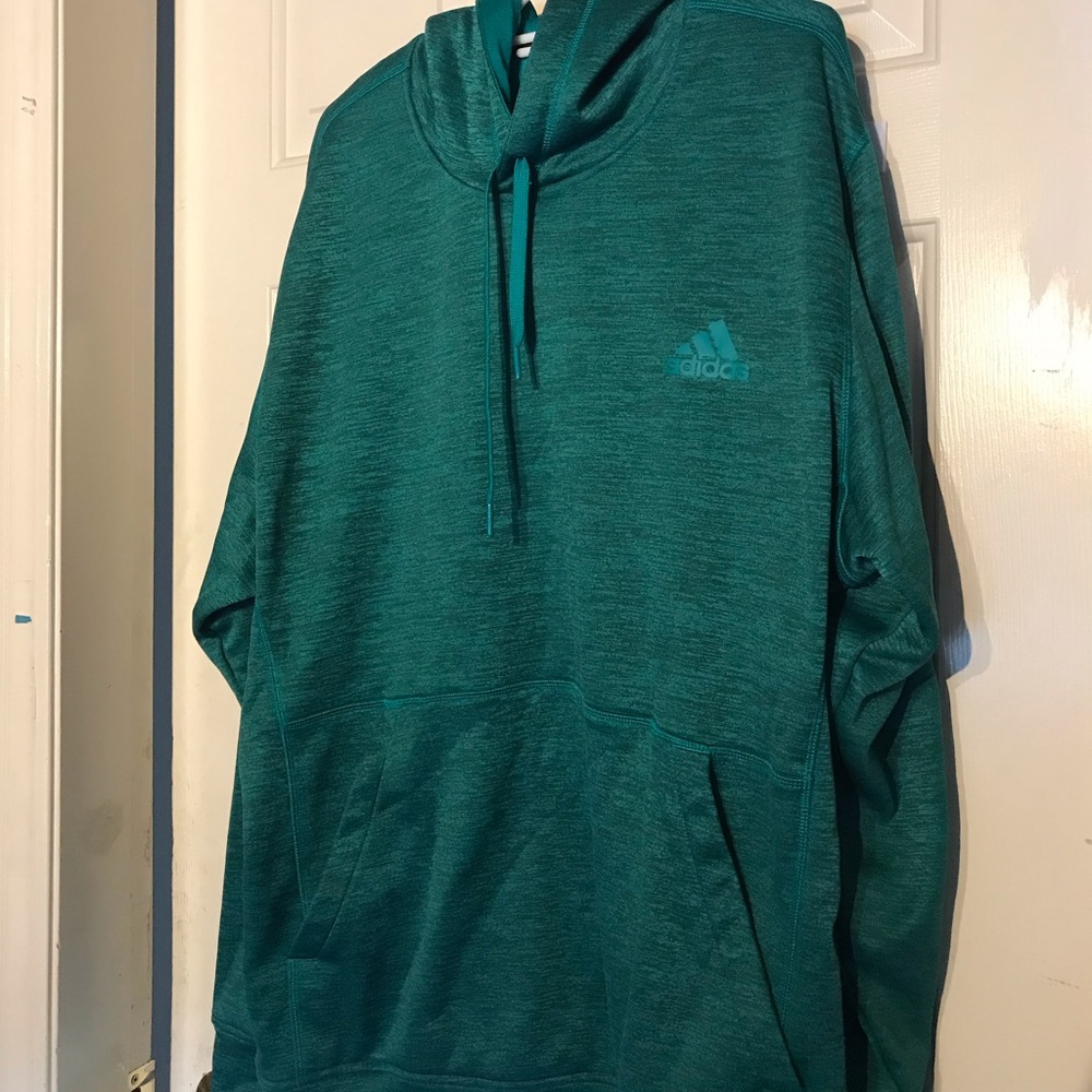 Adidas Teal Hoodie XXL